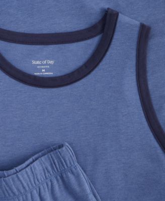 Women's Solid Knit Tank Pajama Set, XS-3X, Macy's Exclusive