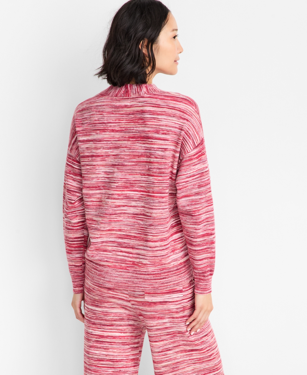 State Of Day Women's Space-dye Sweater Tank Pajama Set, Macy's Exclusive In Red