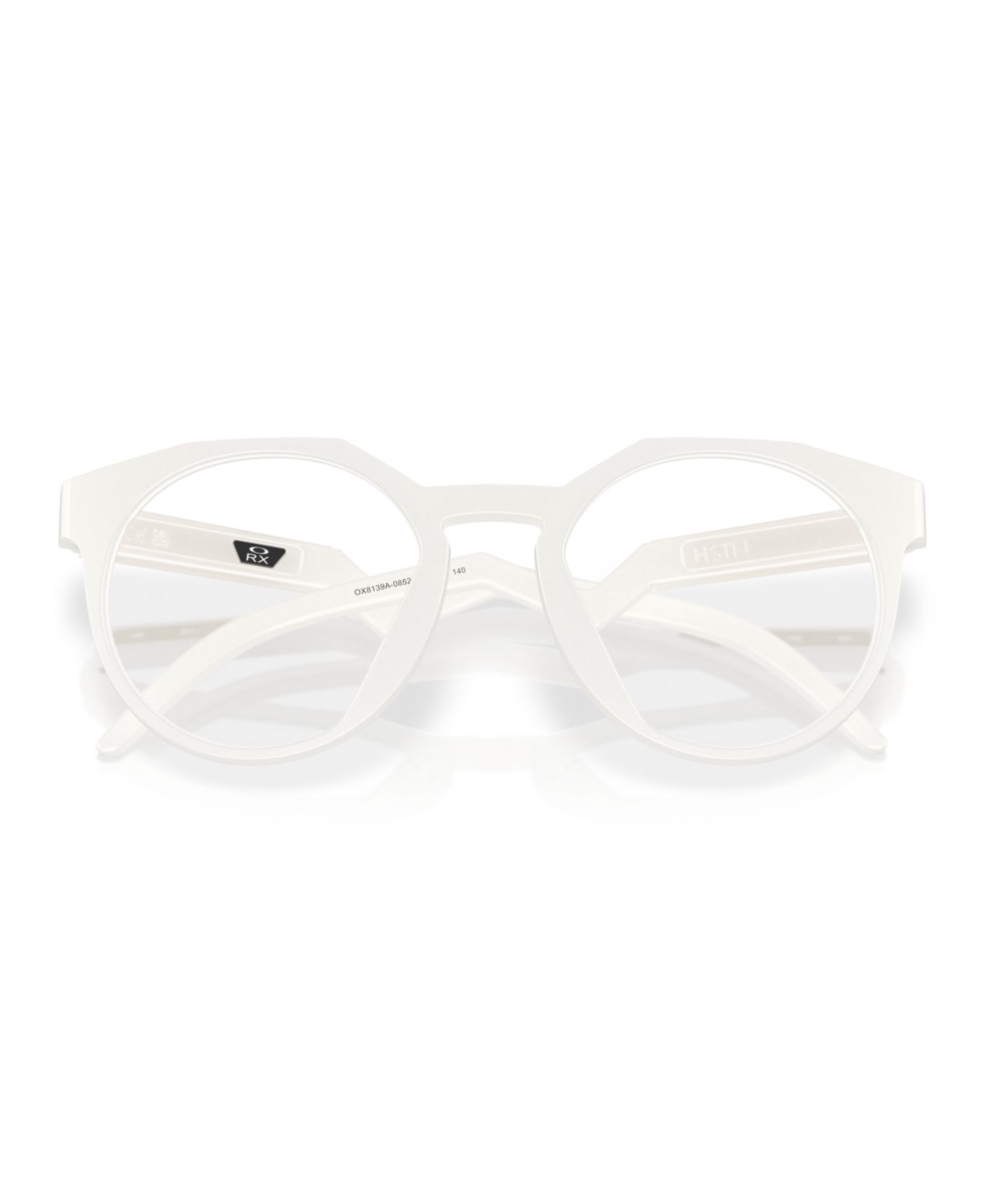 Мужские очки Celine Oakley Man Rectangle Plastic OX8139A Hstn (Low Bridge Fit) Seek Collection Eyeglasses, цвет: Matte Vapor — фото 5