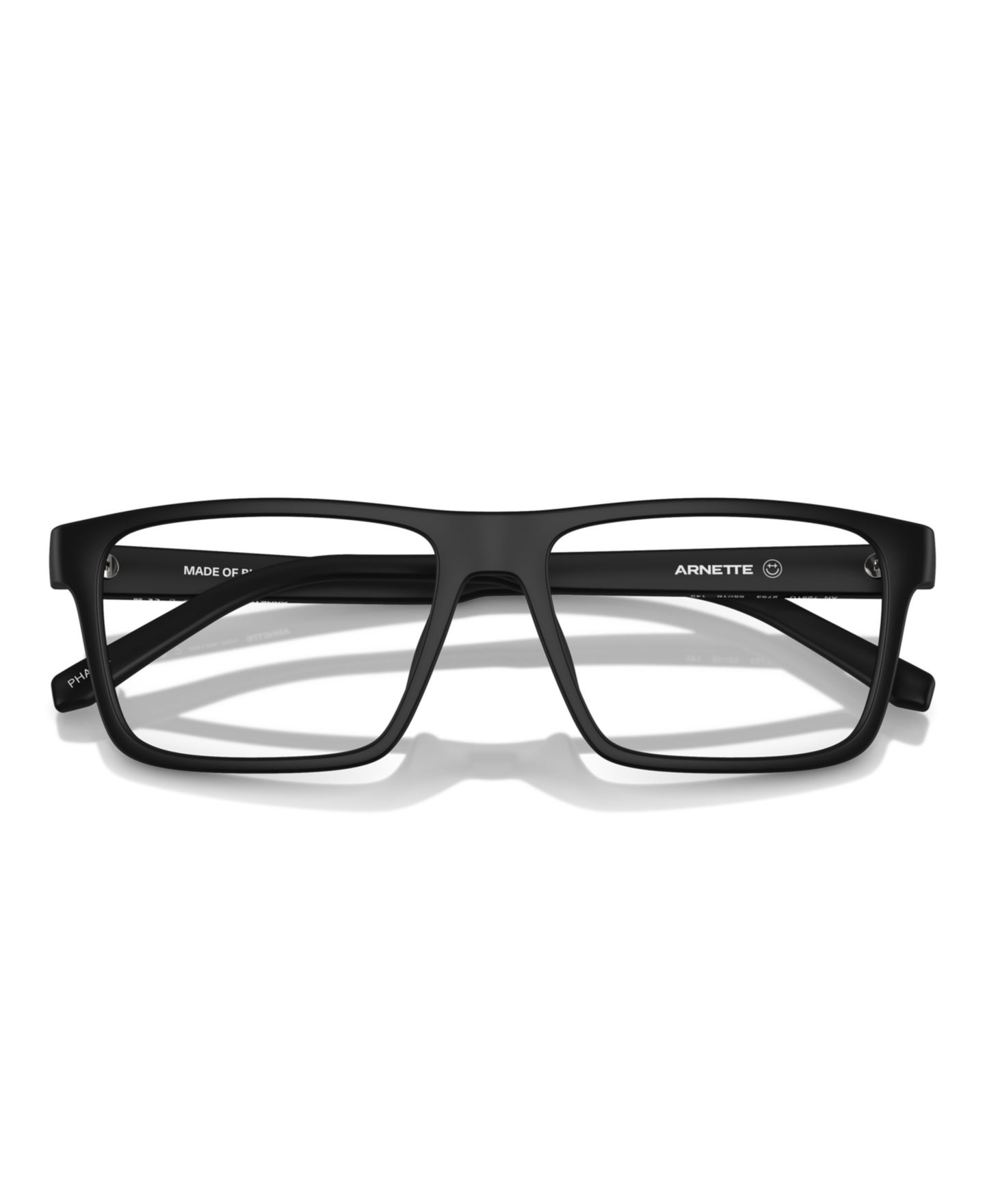 Мужские очки Arnette Man Square Plastic AN7251U Phamil Eyeglasses, цвет: Матовый чёрный — фото 5