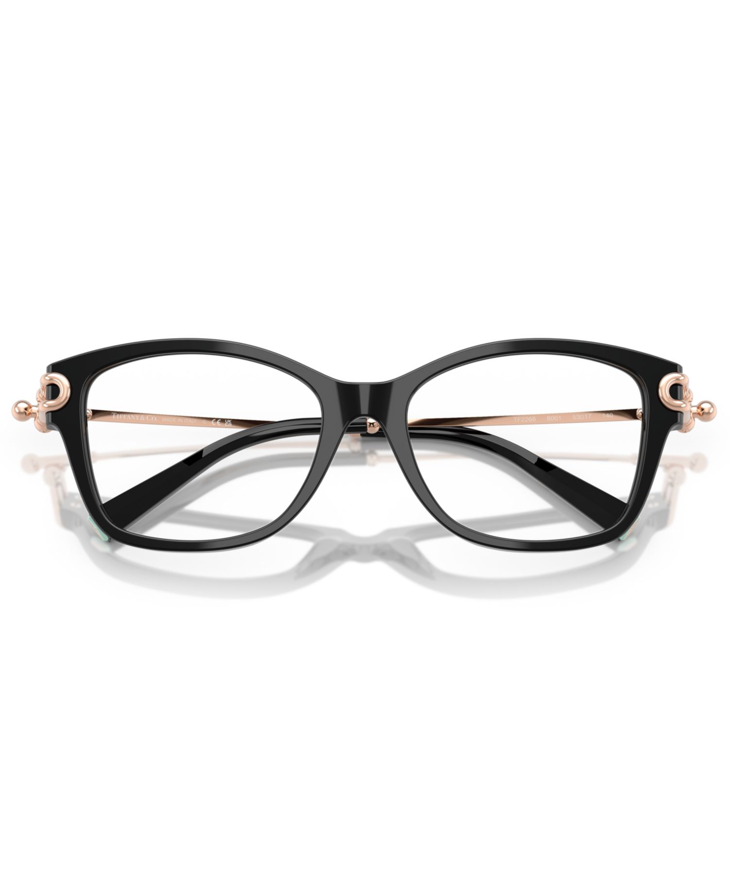 Woman Cat Eye Plastic TF2266 Eyeglasses