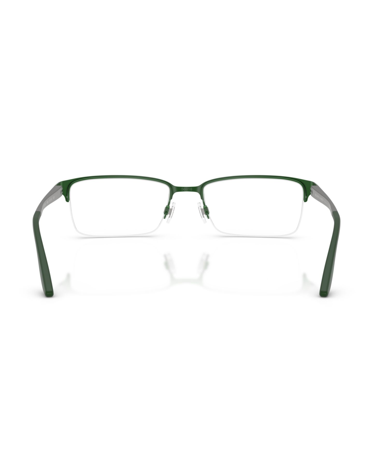 Мужские очки Ralph Lauren Man Rectangle Metal RL5089 Eyeglasses, цвет: Матовый зелёный — фото 4