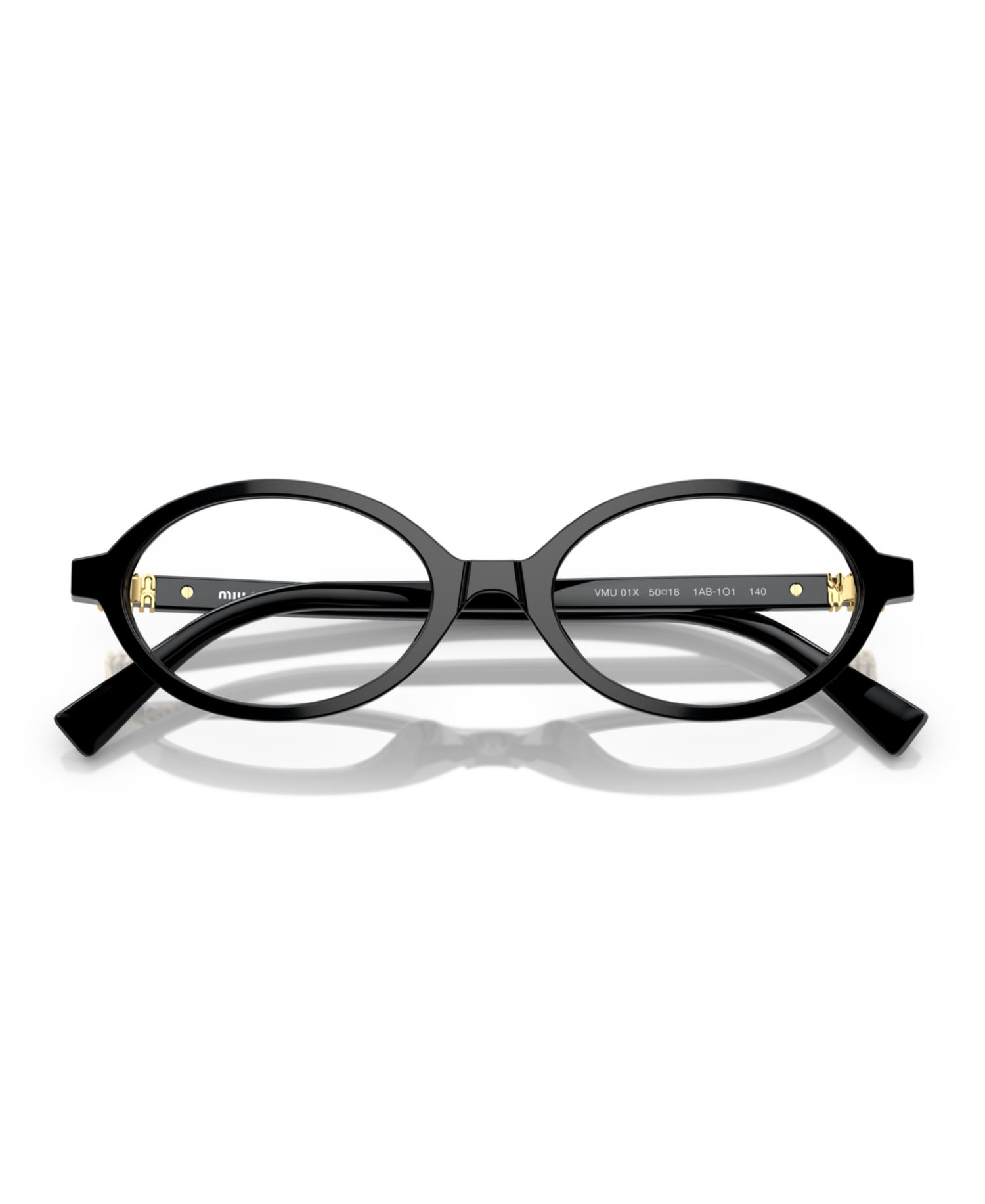 Woman Oval Plastic MU 01XV Eyeglasses