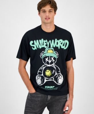 SmileyWorld - Men's Hat Bunny Graphic T-Shirt