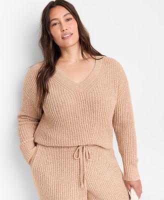 Women's Chenille Sweater & Pant Set, XS-3X, Macy's Exclusive