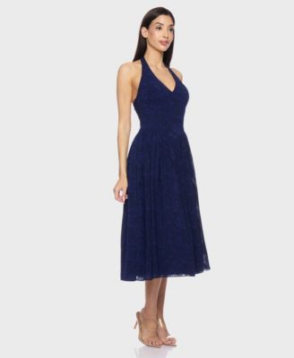 Juniors' Halter Midi Dress