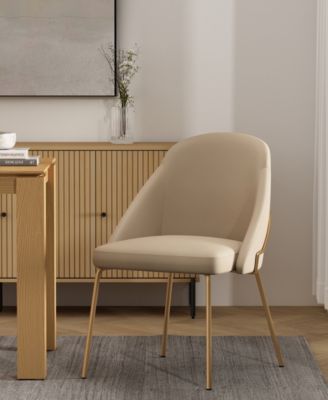 Gracie Leatherette Upholstered Dining Chair