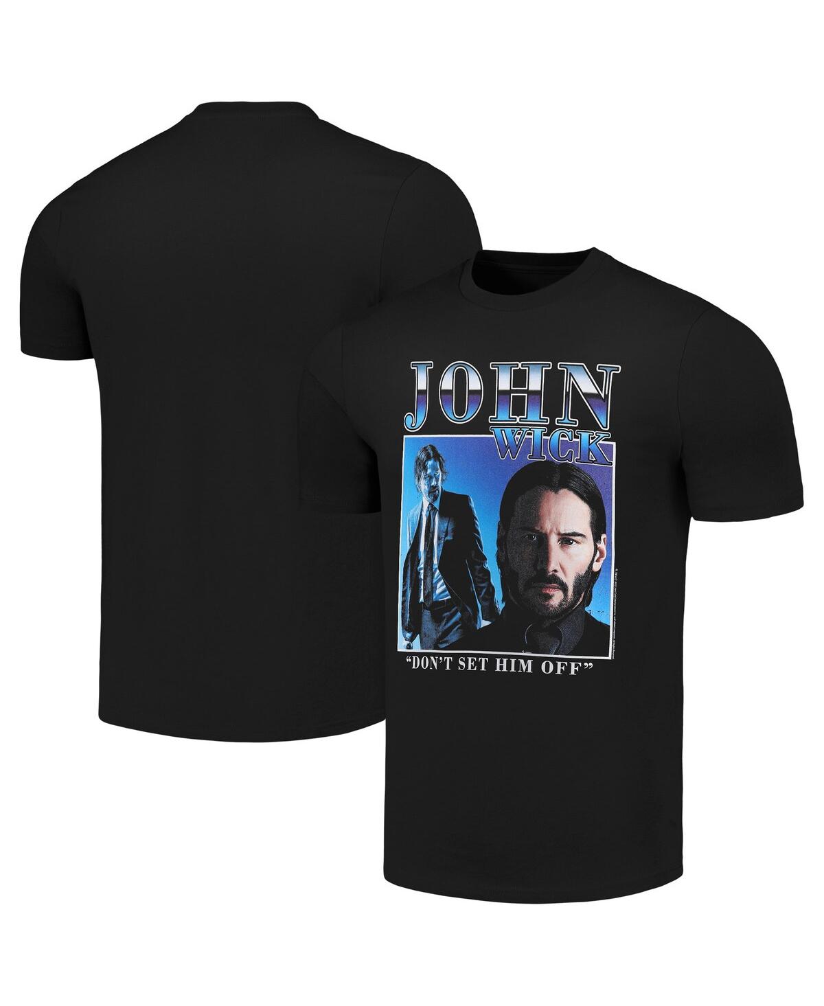 Men's Black John Wick Graphic T-Shirt - Black
