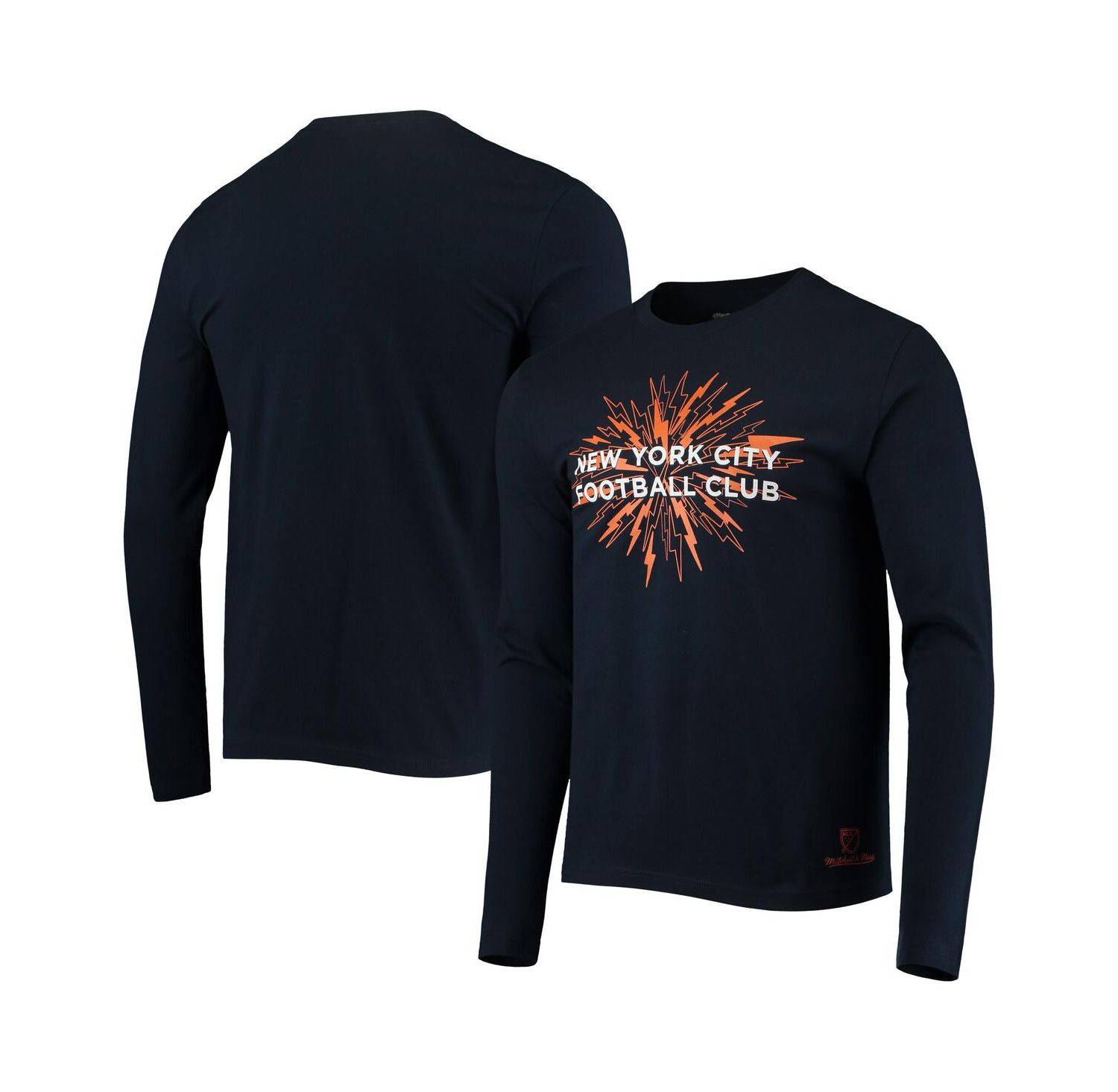 Men's Navy New York City FC For The City Long Sleeve T-Shirt