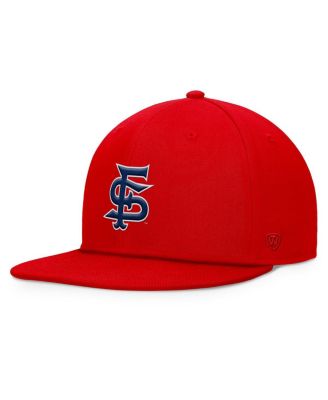 Top of the World - Men's Red Fresno State Bulldogs Fundamental Snapback Hat