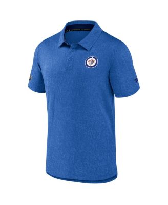 Men's Light Blue Winnipeg Jets Authentic Pro Anniversary Polo Shirt