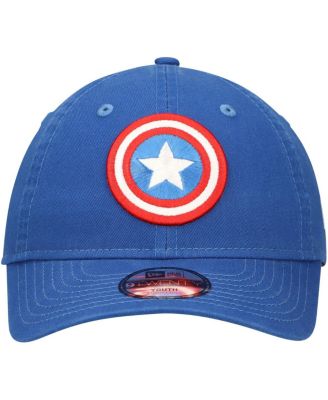 Big Boys and Girls Blue Captain America 9TWENTY Adjustable Hat