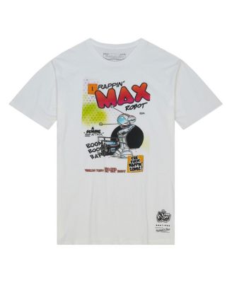 Men's and Women's White 50th Anniversary of Hip-Hop Robot T-Shirt