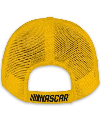 Men's and Women's Yellow Joey Logano Shell-Pennzoil Adjustable Trucker Hat