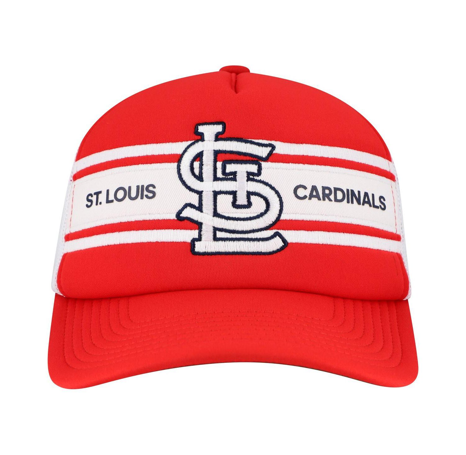 Men's Red St. Louis Cardinals Sideline Trucker Adjustable Hat