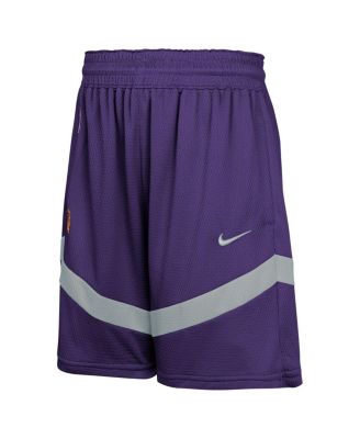 Big Boys and Girls Purple Phoenix Suns Practice Mesh Shorts