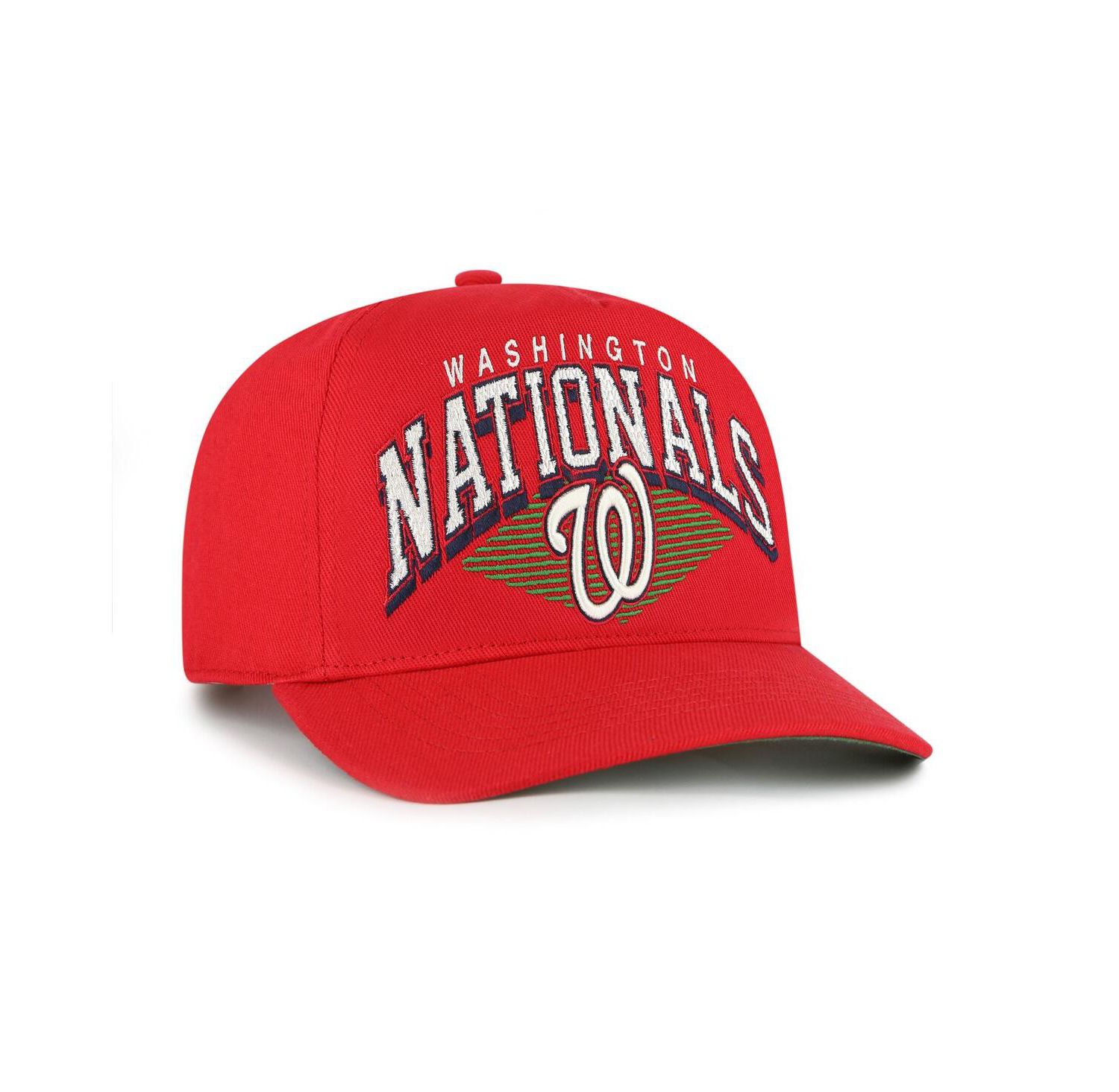 Men's Red Washington Nationals Pomona Hitch Adjustable Hat