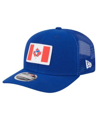 New Era - Men's Royal Toronto Blue Jays Flag 9SEVENTY COOLERA Stretch-Snap Hat