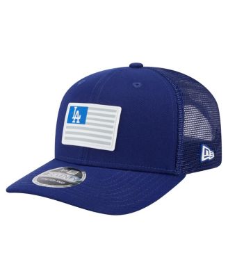 New Era - Men's Royal Los Angeles Dodgers Flag 9SEVENTY COOLERA Stretch-Snap Hat