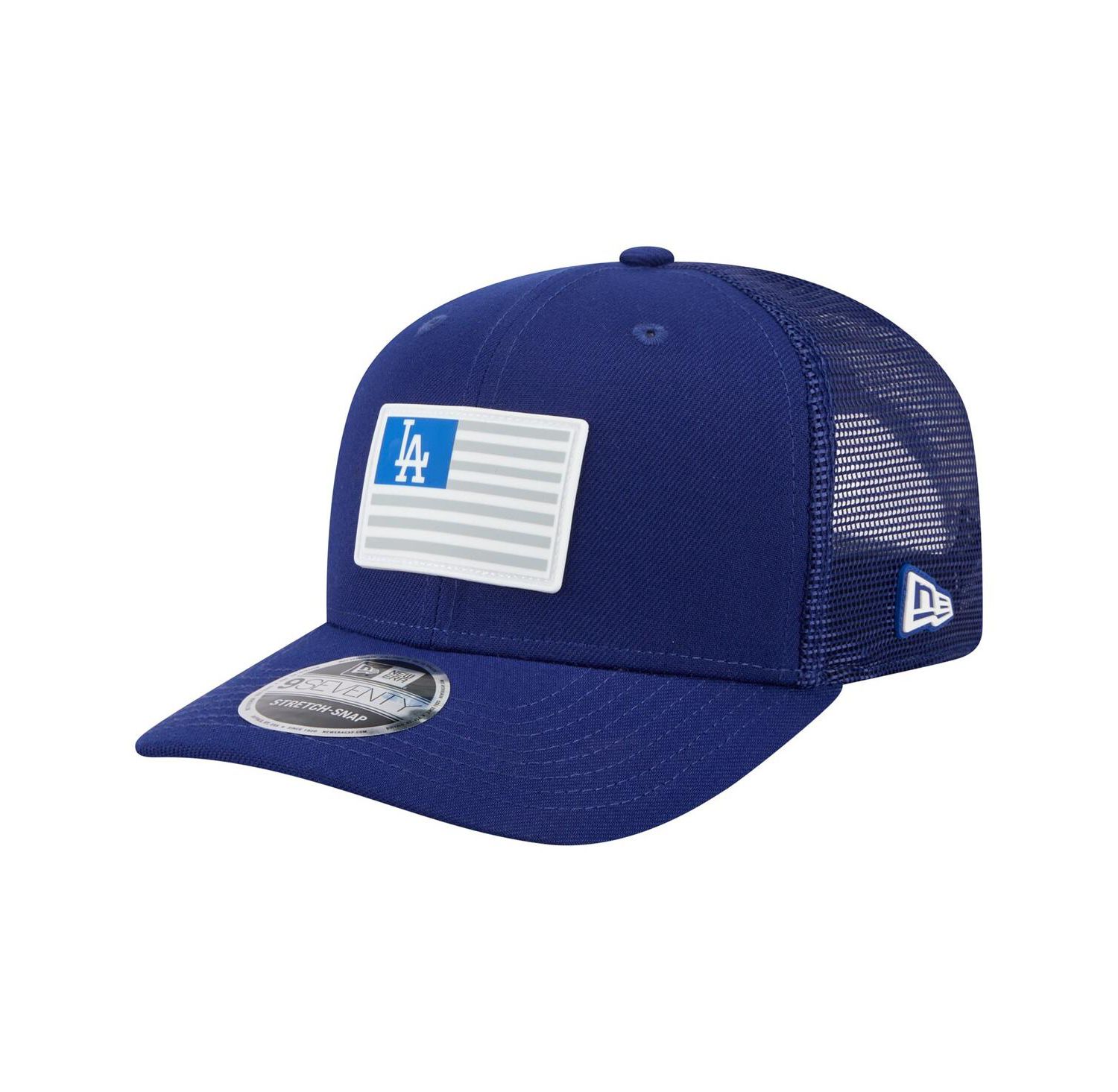 Men's Royal Los Angeles Dodgers Flag 9SEVENTY COOLERA Stretch-Snap Hat