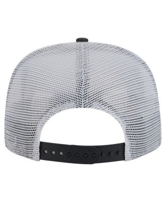 Men's Black/Gray Vegas Golden Knights Throwback V-Dye Adjustable Golfer Hat