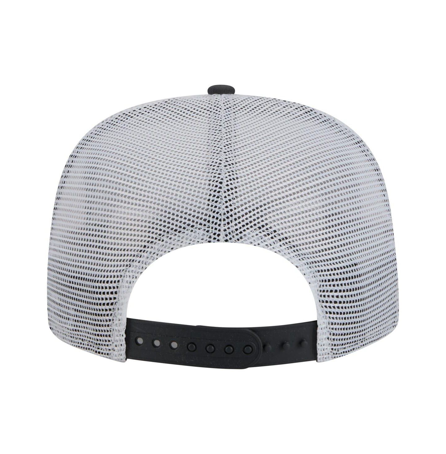 Мужской головной убор New Era Black/Gray Vegas Golden Knights Throwback V-Dye Adjustable Golfer Hat — фото 4