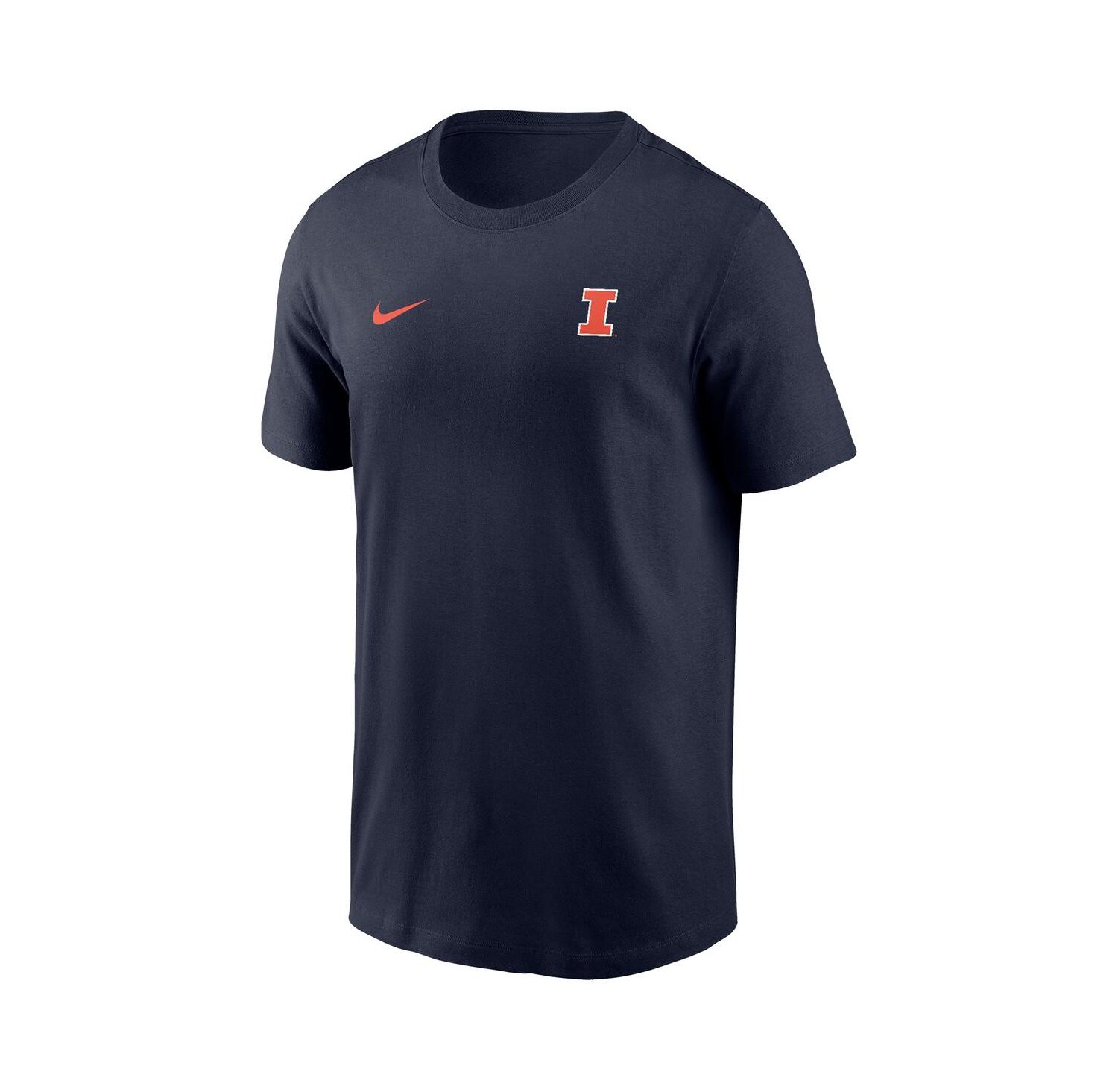 Men's Navy Illinois Fighting Illini 2025 Sideline Legend Performance T-Shirt