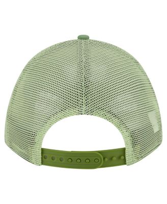 Men's Green Columbus Crew Color Pack 9FORTY M-Crown A-Frame Adjustable Trucker Hat