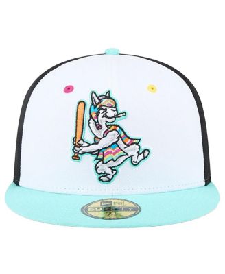 Men's White Hickory Crawdads Copa de la Diversion 59FIFTY Fitted Hat