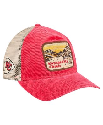 New Era - Men's Red/Cream Kansas City Chiefs Vintage Landscape 9TWENTY A-Frame Adjustable Hat