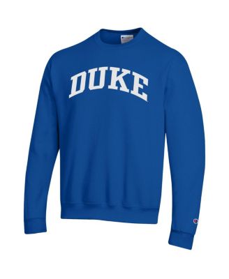 Men's Royal Duke Blue Devils Basic Arch Fleece Pullover Sweatshirt