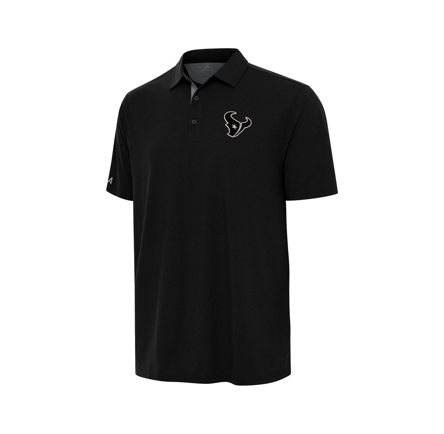 Men's Black Houston Texans Era Polo Shirt