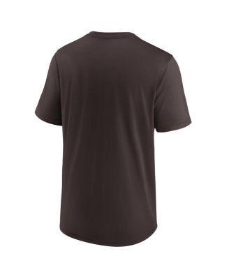 Men's Brown Cleveland Browns Exceed Performance T-Shirt