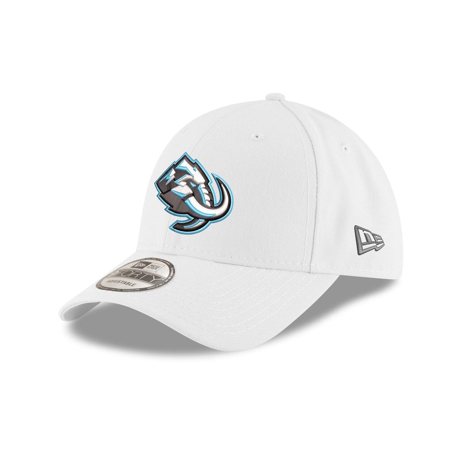 Men's White Utah Mammoth 9FORTY Adjustable Hat