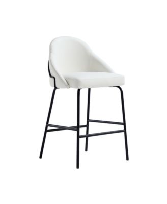 Gracie 38" Leatherette Upholstered Counter Stool