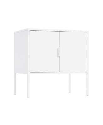Ava 23.6" Modern 2-Shelf Accent Cabinet