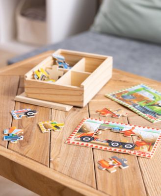 Melissa and Doug Kids Puzzle, Construction Vehicles Jigsaw Puzzles in a Box