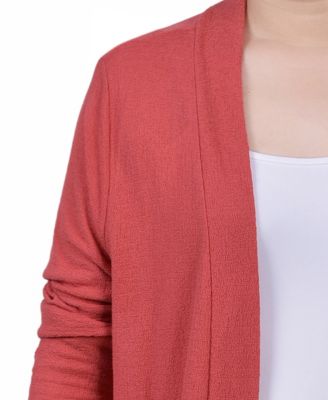 Petite Knee Length Cardigan Sweater