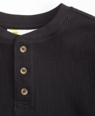 Toddler Boys Thermal Henley Shirt