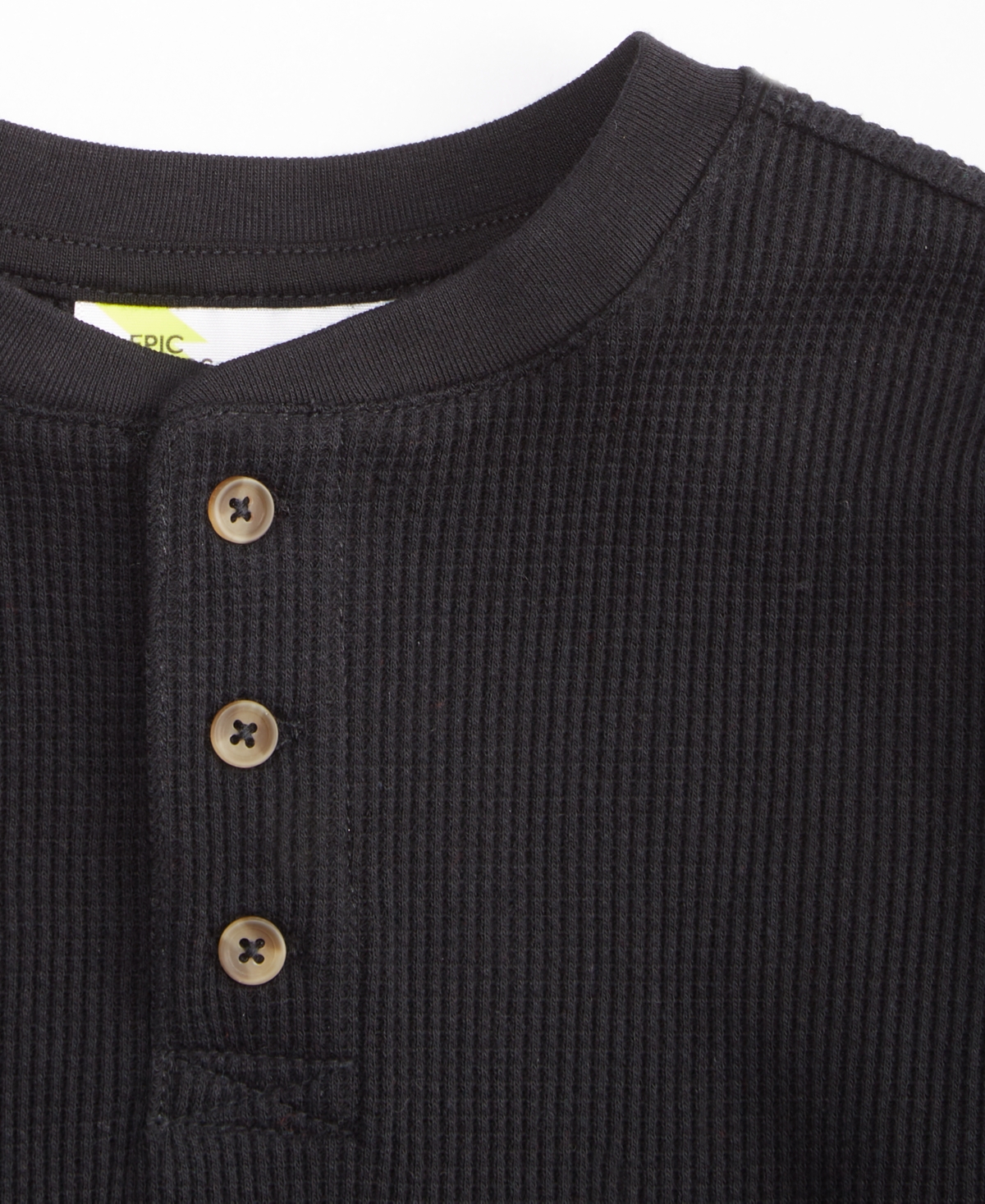 Epic Threads Boys 5-20 Henley Long Sleeve Shirt, Macy's Exclusive In Black