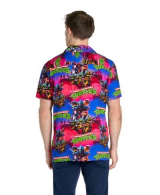 Men's Hawaiian Shirt - Short Sleeve Shirt - Sonic Retro