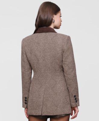 Women's Double-Breasted Blazer Coat