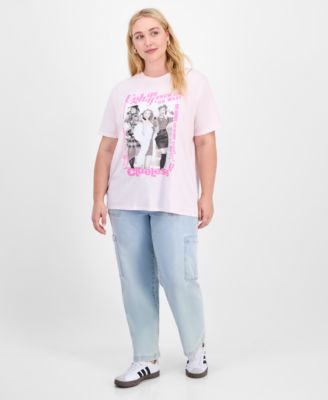 Love Tribe Trendy Plus Crewneck Drop-Shoulder Tee