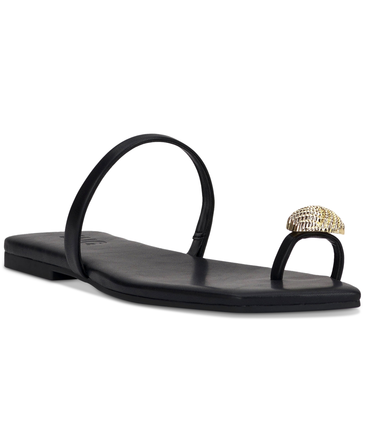 Women's Yitta Embellished Flat Sandals, Exclusively at Macy's - Black