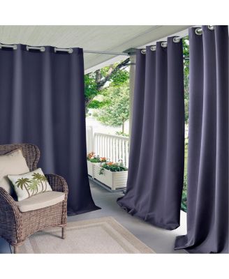 Elrene Home Fashions - Connor 52" x 84" Indoor/Outdoor Grommet Panel