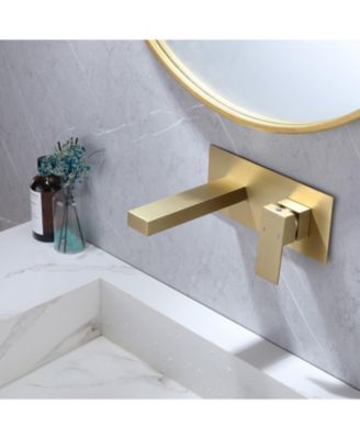 Single-Handle Wall Mount Bathroom Faucet