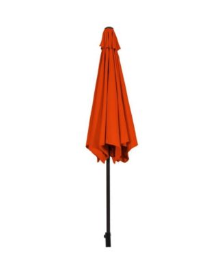 10 Feet Outdoor Patio Umbrella with Tilt Adjustment and Crank