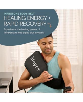 Red Light Therapy Belt – Infrared Heating Pad for Back, Shoulder & Body Pain Relief – 660nm & 850nm Near Infrared – Adjustable, Portable Design for Wellness & Relaxation