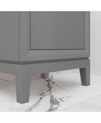 Elsa 20.5 in. W x 16 in. D Bath Vanity in Cashmere Grey with Ceramics Vanity Top in White with White Basin