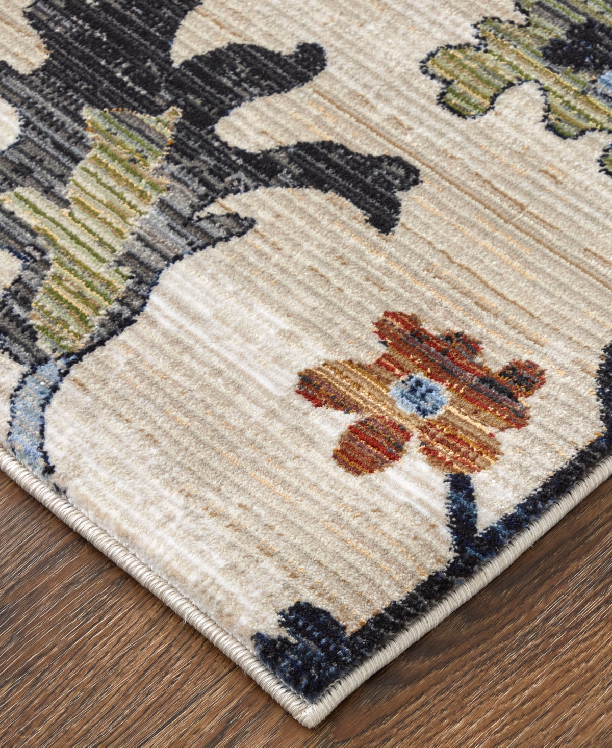 Feizy Melrose 39p1f 5'x7'6" Area Rug In Multi